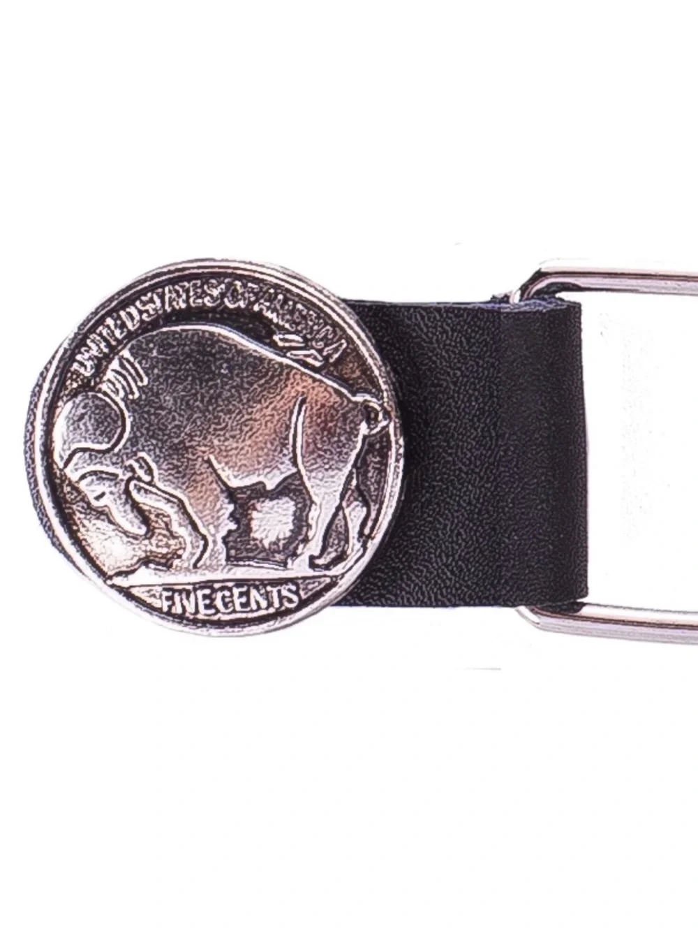 Buffalo Nickel Leather Vest Extender(4 Set) Motorcycle Biker Chain